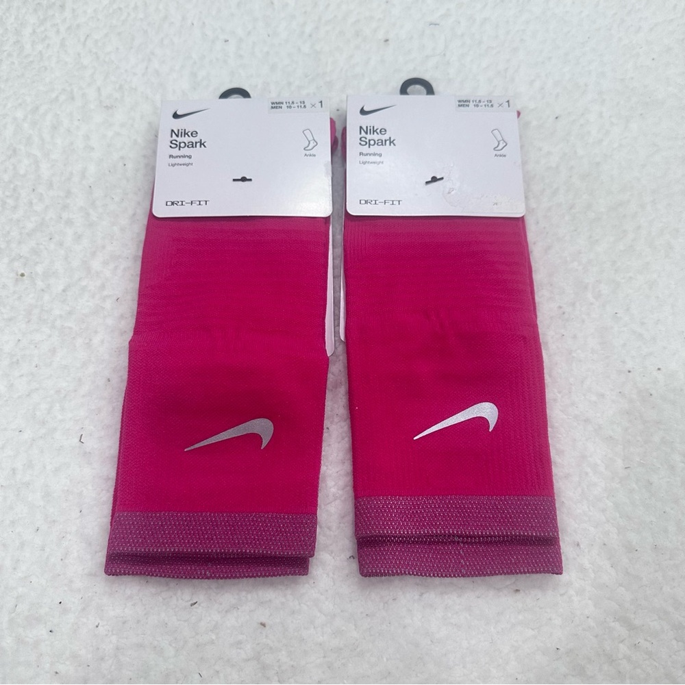 Pink Nike Spark Running Socks